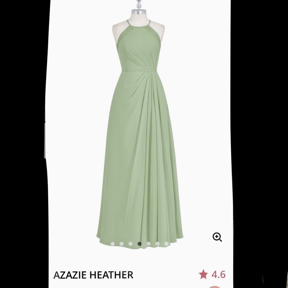 Azazie Dusty Sage Dress